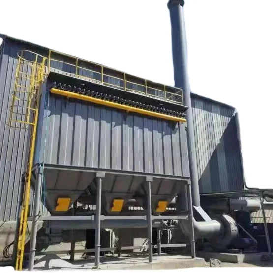 Lime plant using bag pulse dust collector bag filter dedusting system
