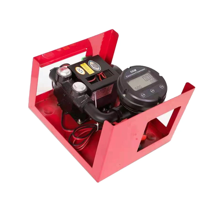 Factory High Quality 12 V DC   Diesel Transfer Fuel Pump Diesel with Flow Meter and Nozzle