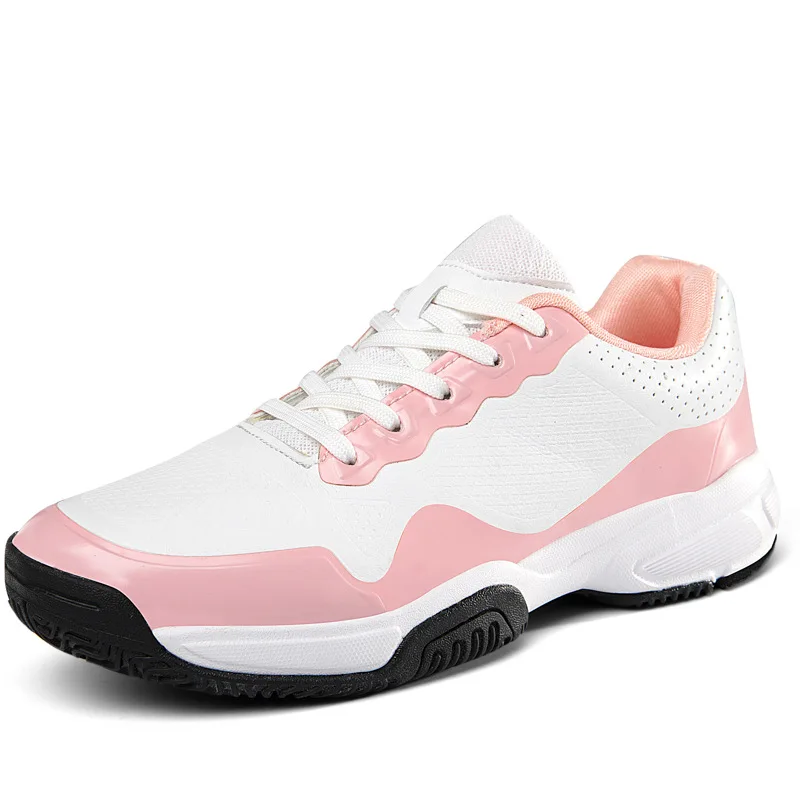 2023 Unisex Stock Tennis Shoes Elastic Force Sole Badminton Shoes Wear-resisting Volleyball Shoes