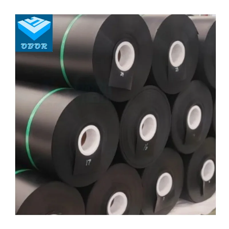 1.5mm 2mm  HDPE  Smooth Textured Geomembrane Waterproof Geomembrane  for Landfil Wastewater Mining Biogas Digester