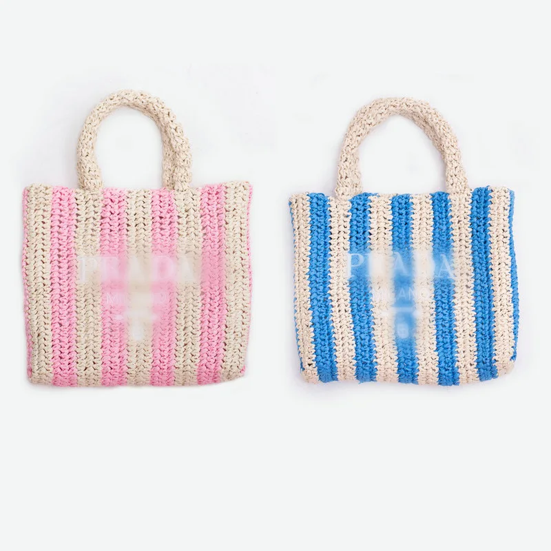 Lady Large Straw Bag Fashion Hollow Out Woven Tote Bags Women Shopping Handbag High Quality Crochet Pouch