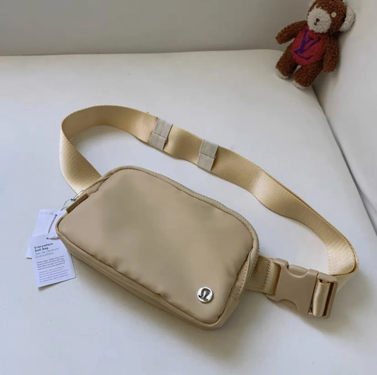Оптовая продажа забавная спортивная сумка Lulu унисекс однотонная нейлоновая Водонепроницаемая для бега
