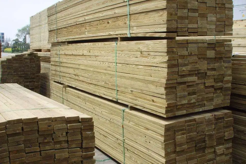 
Anticorrosive Woods, preservative-treated timber 