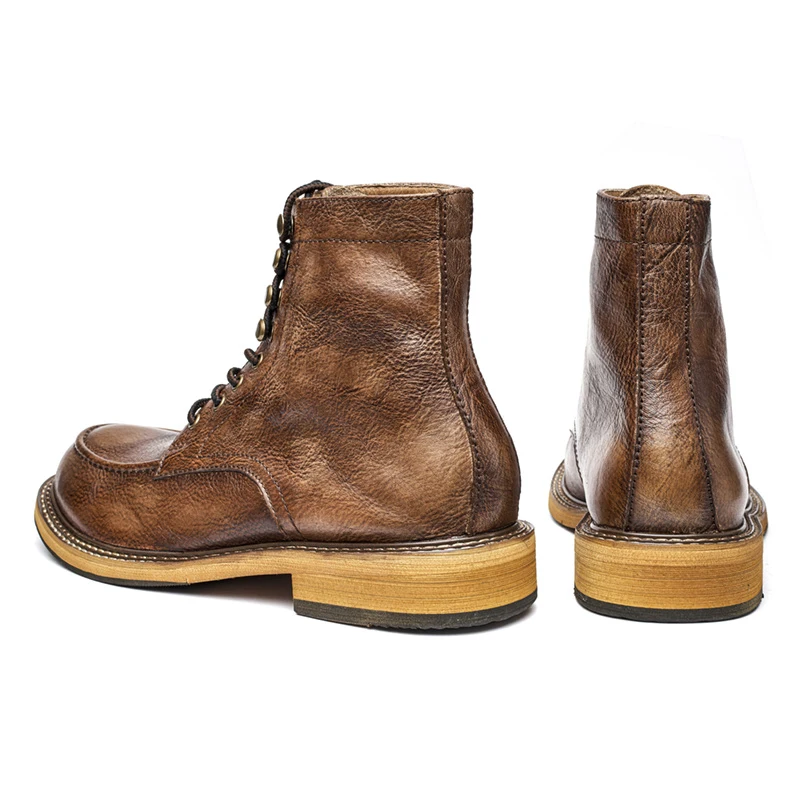 New trend cowboy boots high quality leather fashion breathable tresemme botanique hot sale shoe boot for men italian