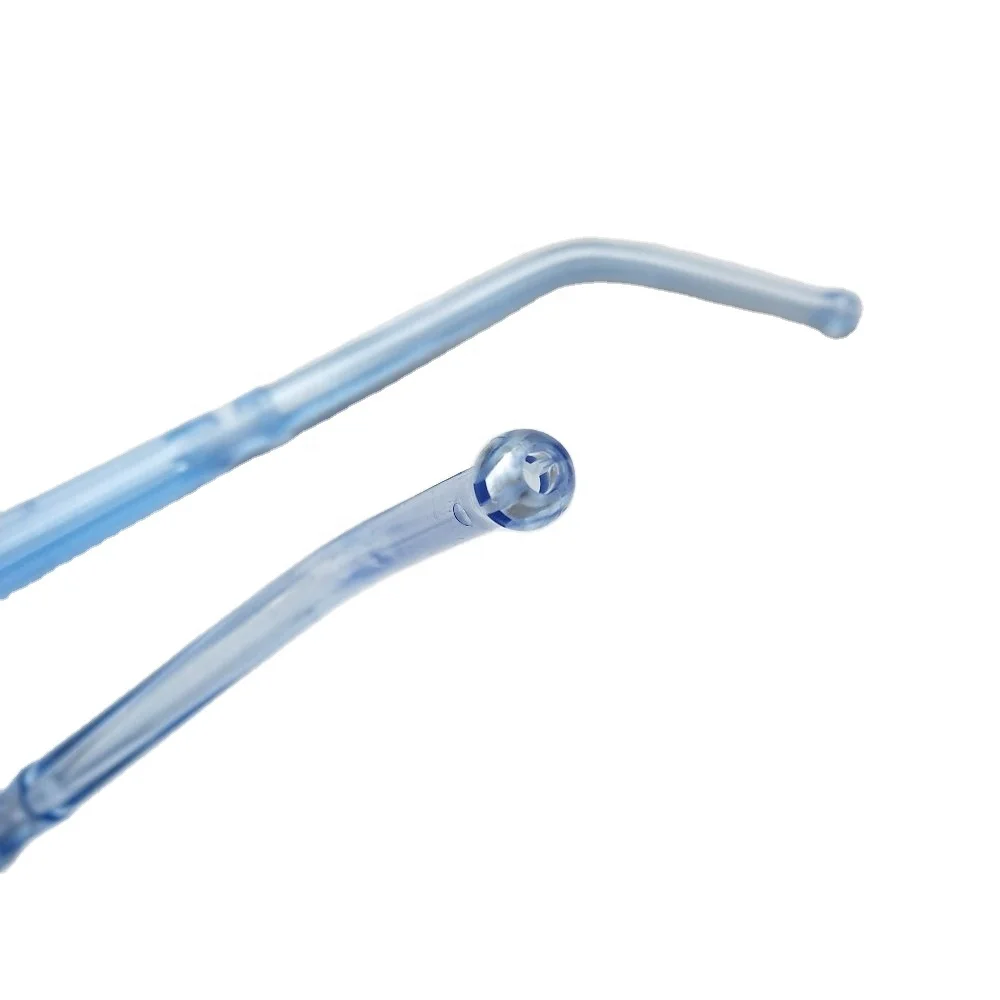 Medical product Yankauer Suction handle suction tube for operation 26cm blue color