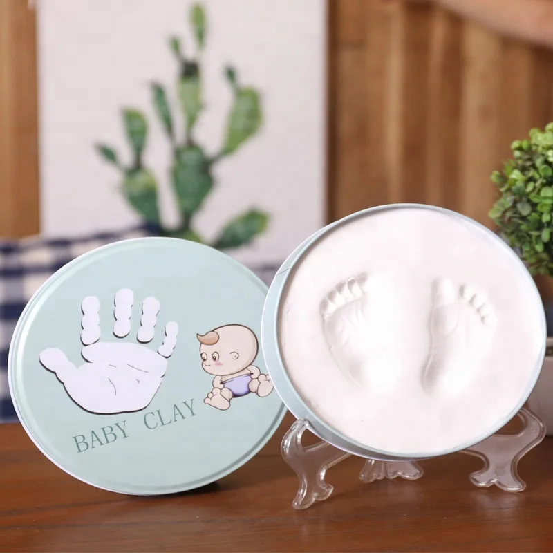 Baby Keepsake Framesfor Handprint and Footprint Kit Unique baby gift Contains nontoxic clay DIY