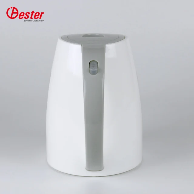 cool touch plastic electric kettle 1.7L/1.8L/2.0L with window scale Full plastic electric water kettle white plastic kettle
