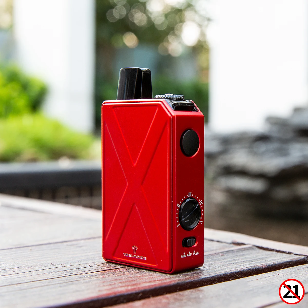 Пустая оптовая продажа Teslacigs Встроенная электронная сигарета 1200 мАч INVADER GT KIT POD MOD