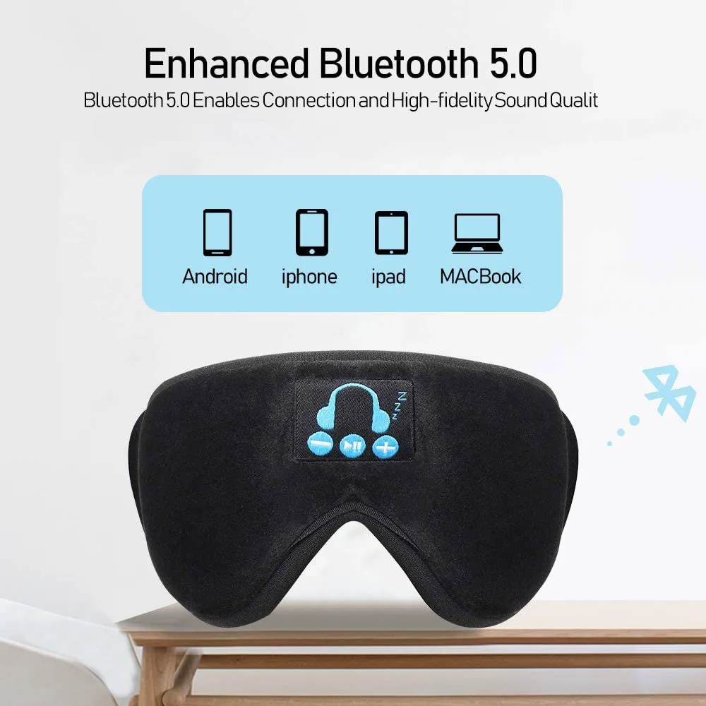 YZ-03 Wireless Music 3D Comfortable Sleeping Sleep Eye Masking Headphones