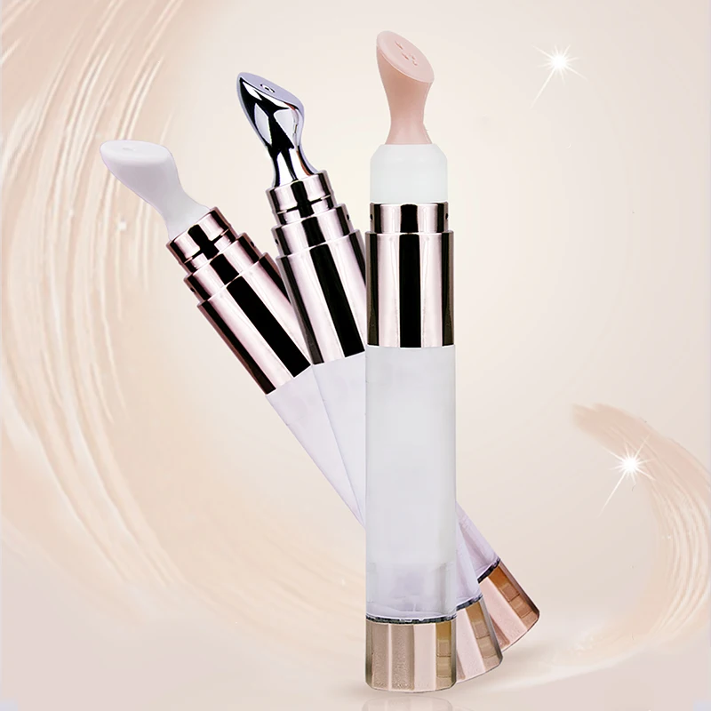 10Ml Plastic Cosmetic Airless Bottle Syringe Eye Cream Tube Packaging Eye Cream Applicator Airless Eye Cream Bottle