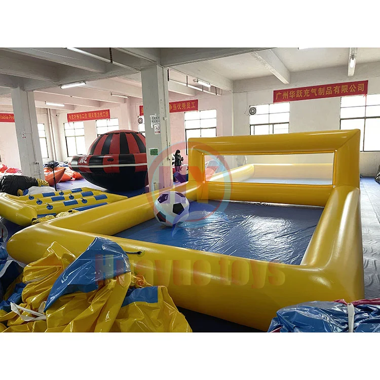 Hot inflatable volleyball court beach floating inflatable water volleyball court Field park games