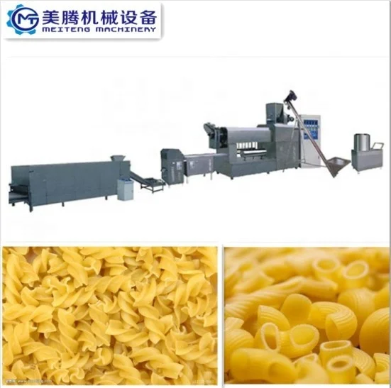 Multifunction macaroni pasta processing line Spiral noodle shell noodle extrusion machine Pasta elbow extruder