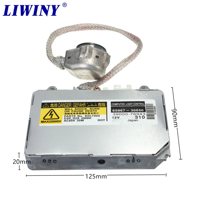 liwiny Bi Xenon Hid Ballast Module DDLT002 New OEM HID Xenon Headlight Ballast KDLT002