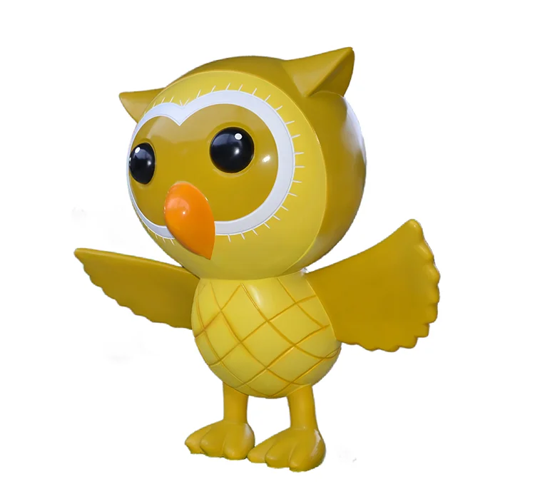 Manufacture Hot Sell Funny Resin Figurine owl Resin Craft