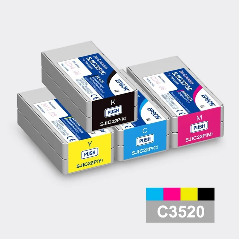  Цветной струйный принтер для этикеток ColorWorks C3520 по запросу пищевых