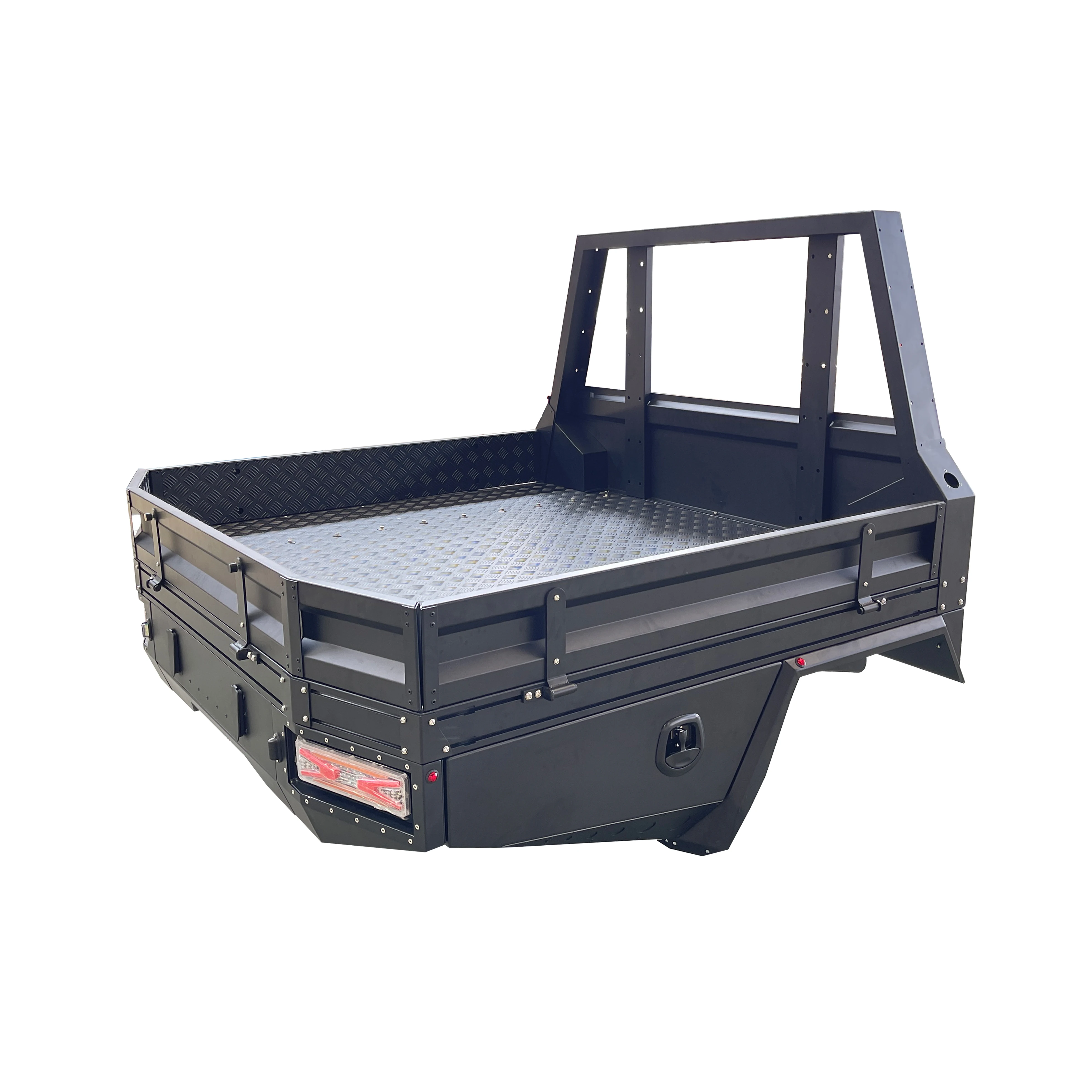 aluminum Water Tank in the headboard of Ute Tray for 4x4 Pickup and Truck Ute Canopy