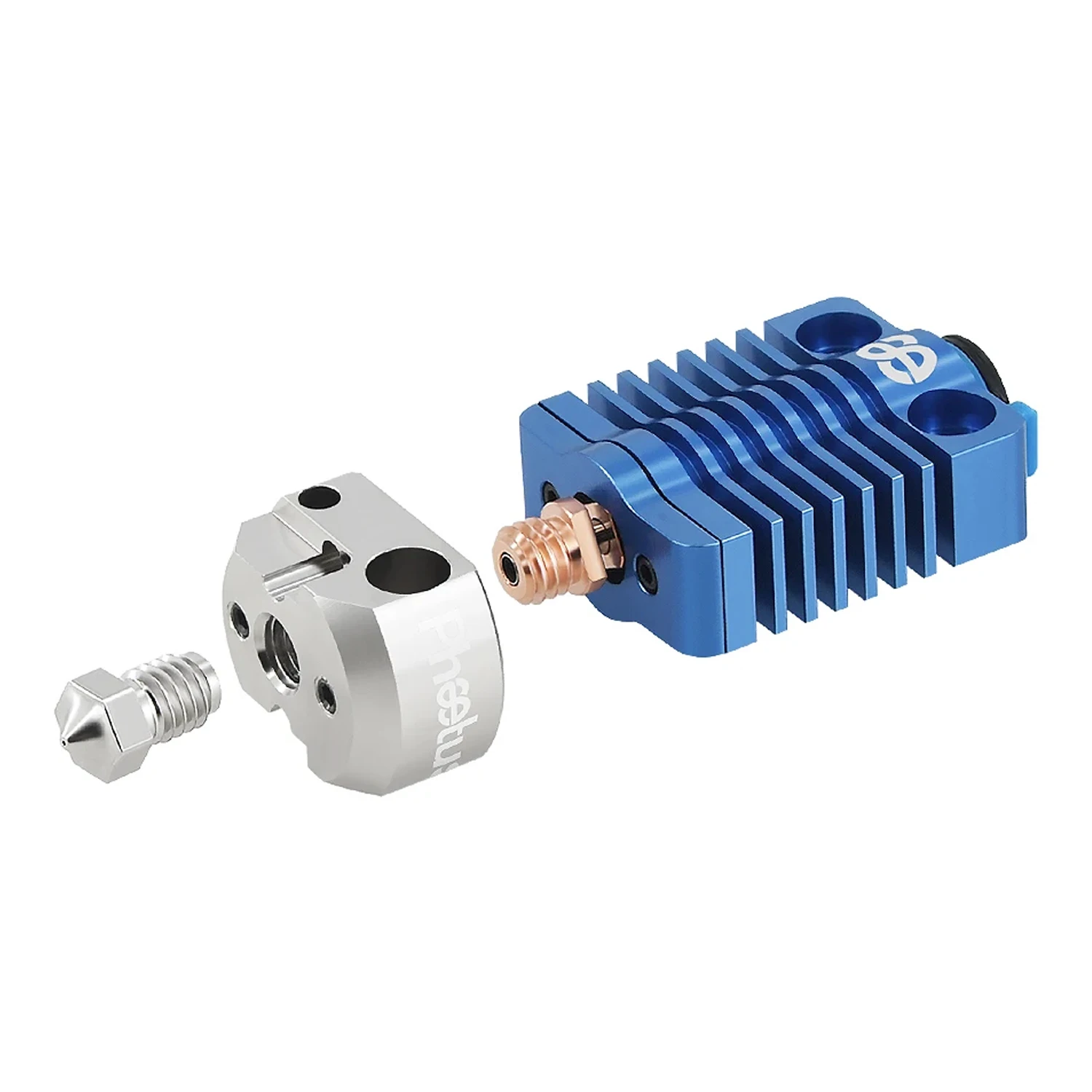 Dragonfly Hotend BMO BMS Bi-metal Heat Break Plated Copper Dragon Titan DDB Extruder 3D Printer Parts For Ender 3 V2 CR10