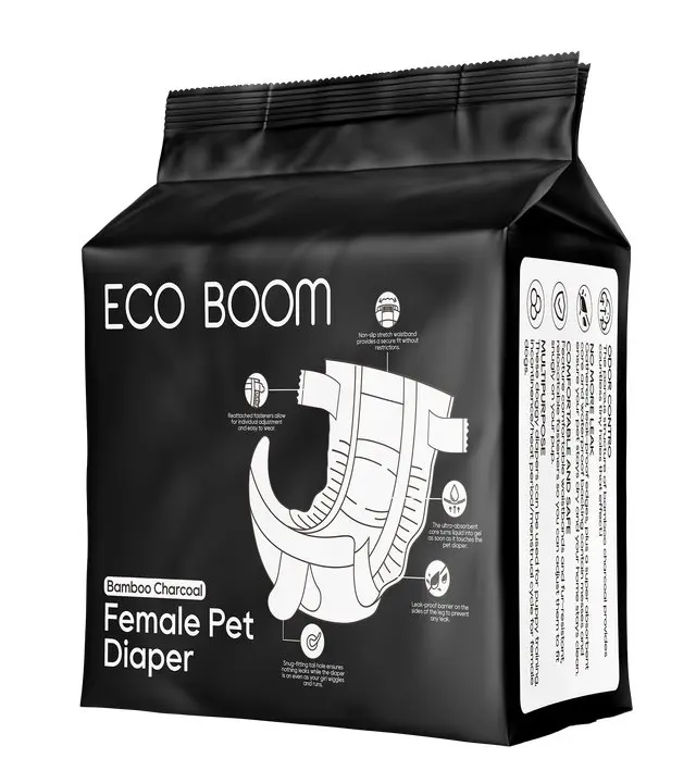 ECO BOOM sensitive comfort free sample soft buyer supplier pet diaper