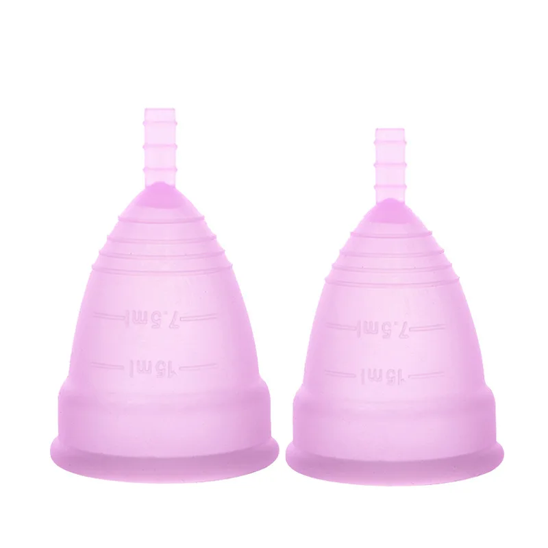 High QualityFoldable Silicone Menstrual Cup Medical Silicone Cup for Clean Menstrual Period Cup Lady Menstrual Collector