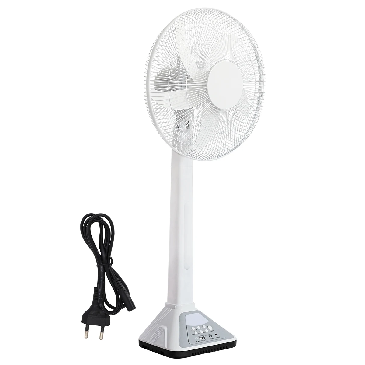Sun power 16 Inch Energy Saving 40W Black up fan for  Home Camping Plastic Solar Fan