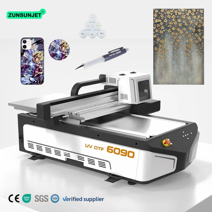 A 1 4 Uv Dtf Sticker Raised-Text-Uv-Printer 60 90 2880 Dpi Uv Printer With Camera
