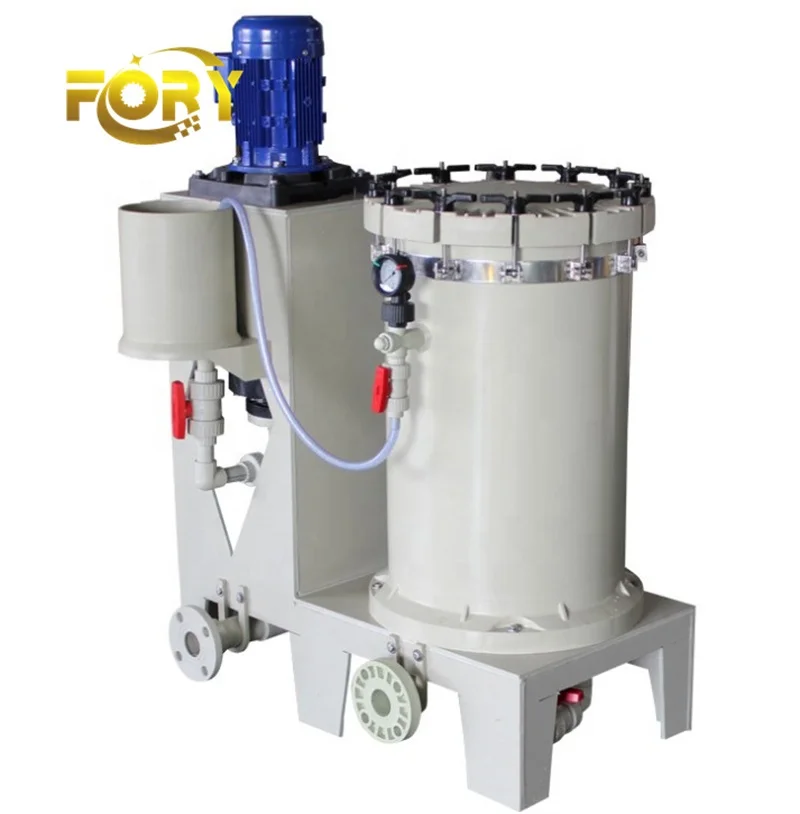 Linyi Fory, Лучшая цена, машина для химической фильтрации, 100 л-30000л/ч, гальванический фильтр, хромированное/медное/Никелированное покрытие