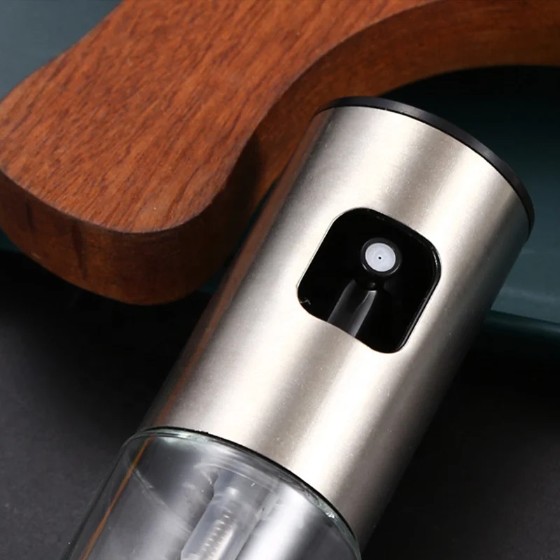 304 Stainless Steel 100ml and 200ml Oil Mister Olive Oil Sprayer Bottle