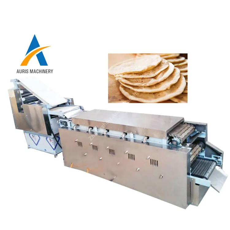 Electric commercial automatic arabic flatbread tunnel oven pita roti chapati maker pita bread press oven making machine