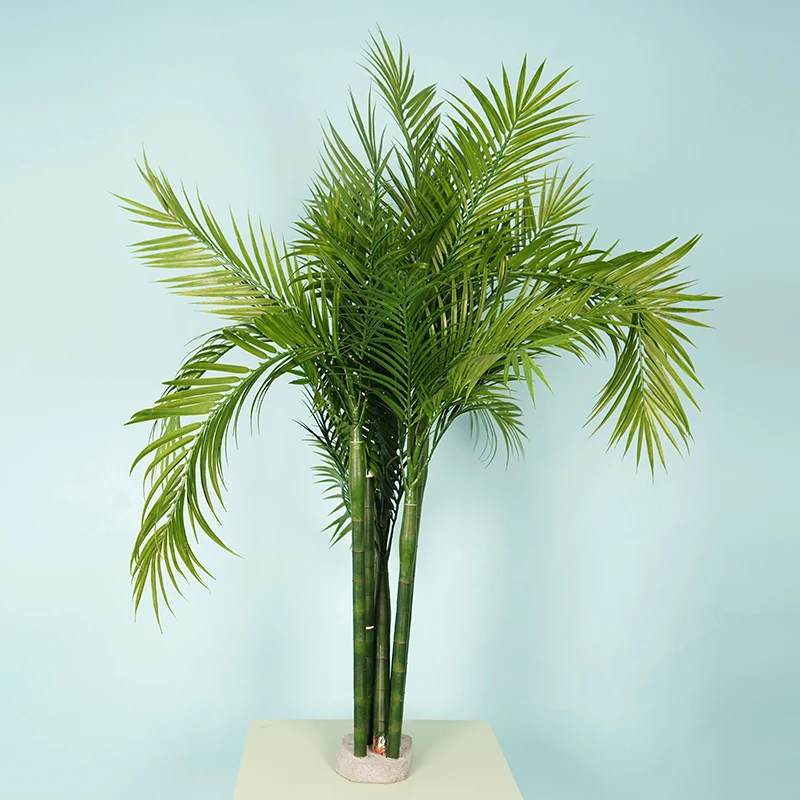 Hourpark big and tall artificial date palm trees for outdoor landscaping decor