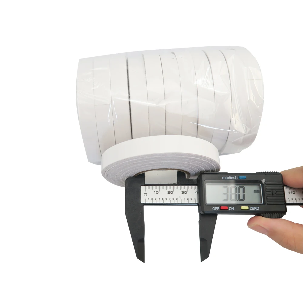 Double Sided reusable acrylic adhesive White release paper super strong easy tear transparent Thin Industrial Tissue paper Tape