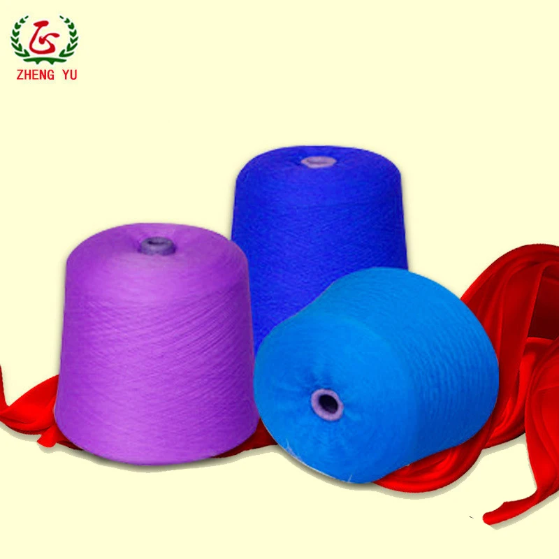 Wholesale 2/32S 46% Acrylic 24% Cotton 30% Polyester Blended Acrylic Cotton Core Spun Yarn