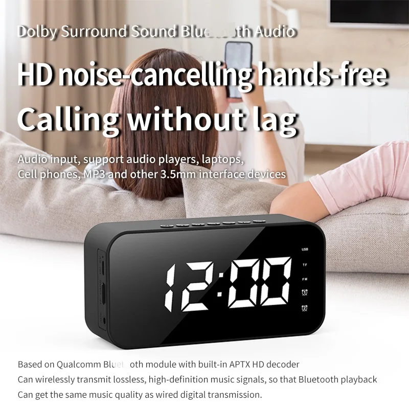 Mini Portable Microphone Audio integrated Microphone Home singing Karaoke Family Wireless BT Outdoor Portable