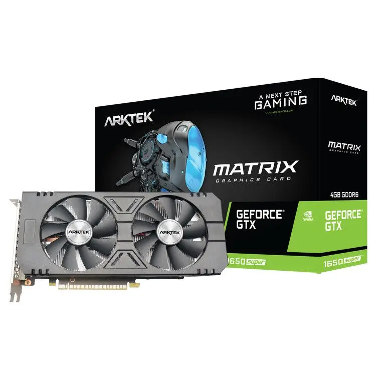 GTX1650 супер 4 Гб gddr6 128-Bit Видеокарта двойной вентилятор