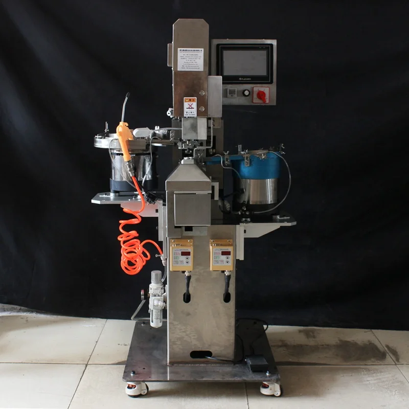 Full automatic multifunction plastic/metal snap buttons press machine