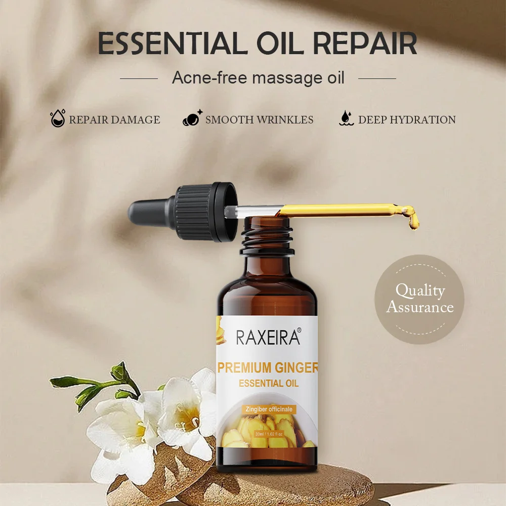 Private Label new arrival pure ginger essential oil ginger essential oil srttan ginger essential oil 100% natural