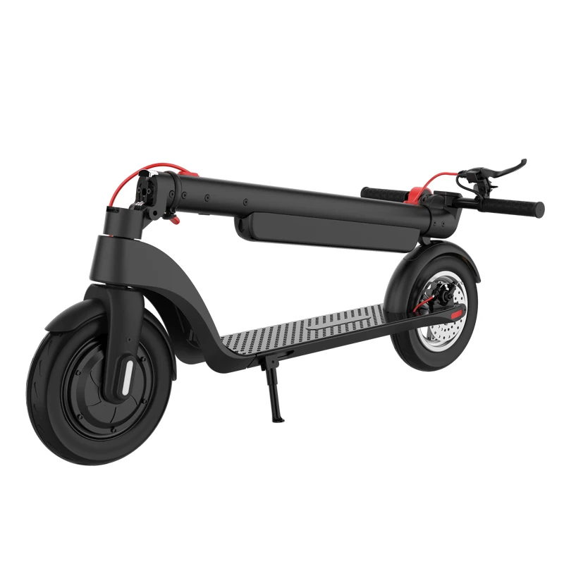 X8 Europe Warehouse 10 Inch Tire Motor 350w 2 wheel Kick Folding Adults Electric E Scooter
