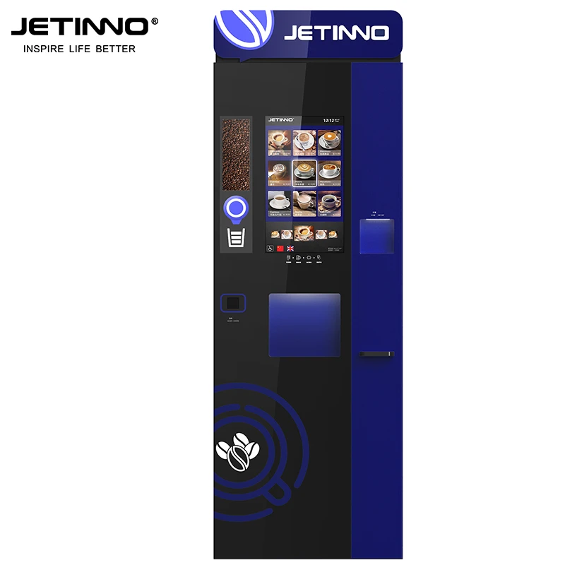 JL300-ES7C торговый автомат Jetinno, кофейный сок, кофейный автомат с монетами, автомат для холодного и горячего растворимого кофе, торговый автомат