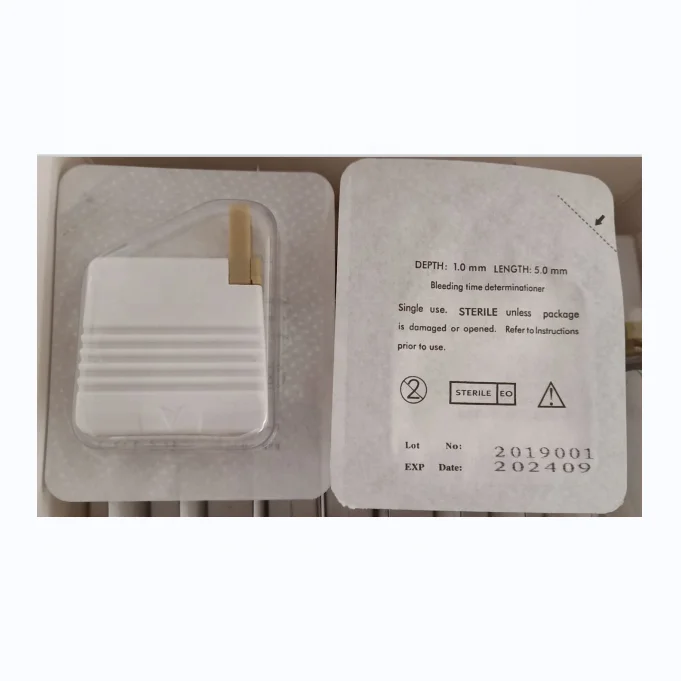 Sterile single package first aid supplies detect bleeding problems pre-surgery examination Bleeding Time Test