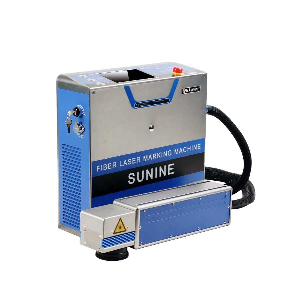 
Mini Metal Flying Portable Desktop Fiber Laser Marking Machine 20w 