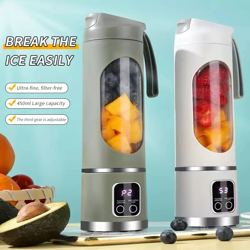 customized logo Mini Usb fruit Juicer Rechargeable Blender Portable juice smoothie mixer