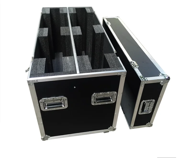 Черный Алюминиевый Чехол для LCD TV transit Case