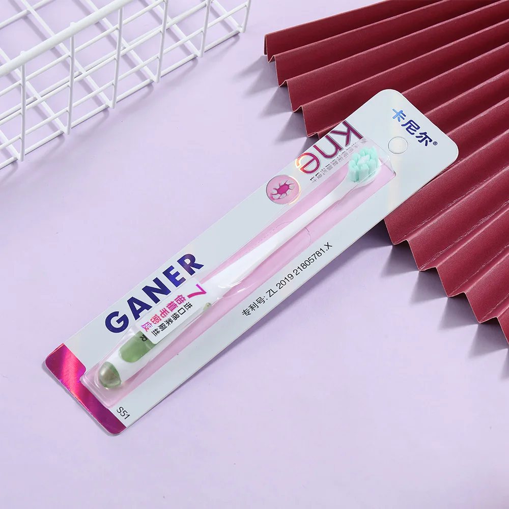 
Wholesales Care For Gum Health Custom Bristles Eco Friendly Toothbrush 