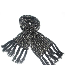 Latest promotion price scarves ladies Mohair with gold thread Jacquard fashion winter scarf