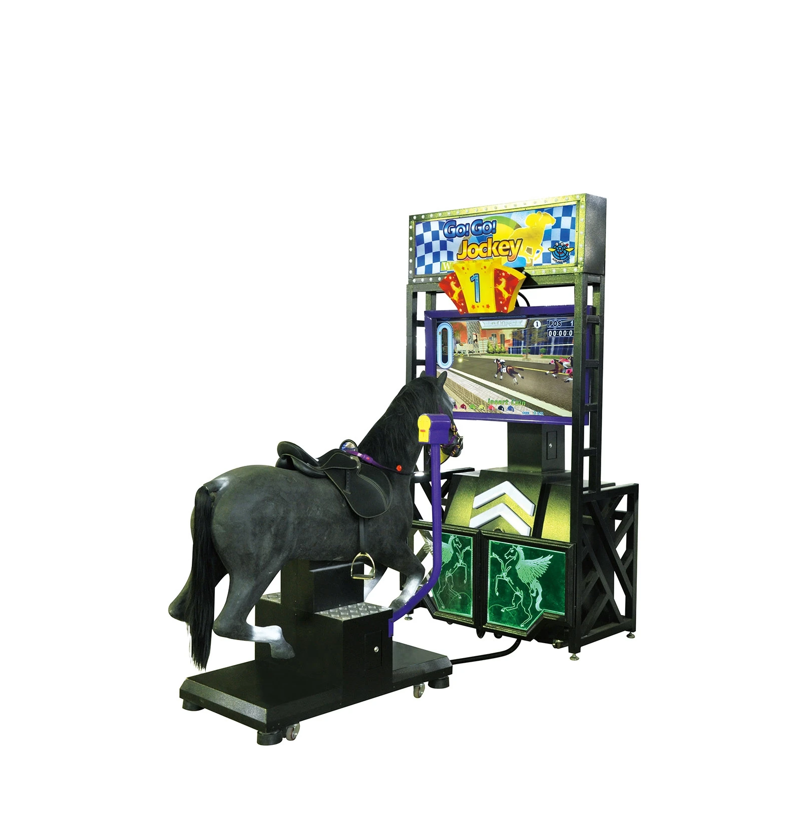 Horse Exercise Simulator Riding Racing Game Machine Horse Racing Arcade Game