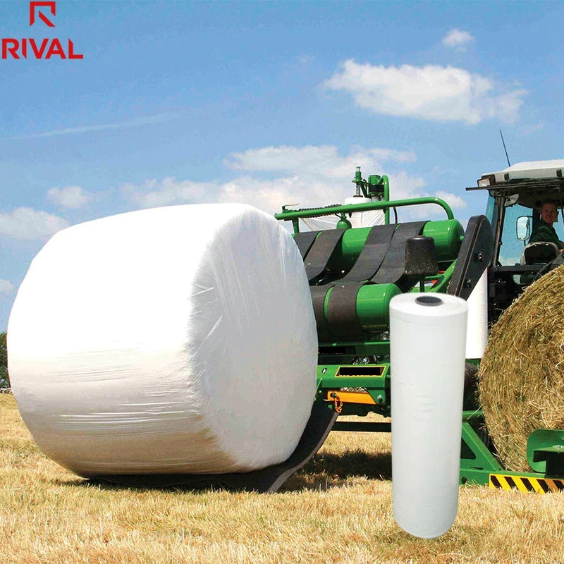 China Manufacturers Supply Pasture Film Customized Color And Size Plastic Wrapping Film Plastic Grass Hay Bale Silage Film