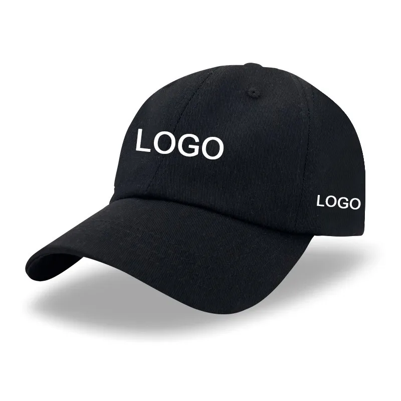 Wholesale 100% cotton baseball cap with custom logo unisex baseball sports cap hats