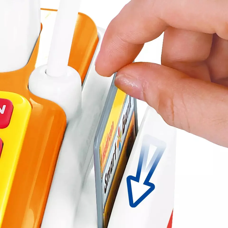 Children Cash Register Pretend Play Supermarket Shop Toys Cashier Calculator Set Scanner,Credit Card,Play Food,Money