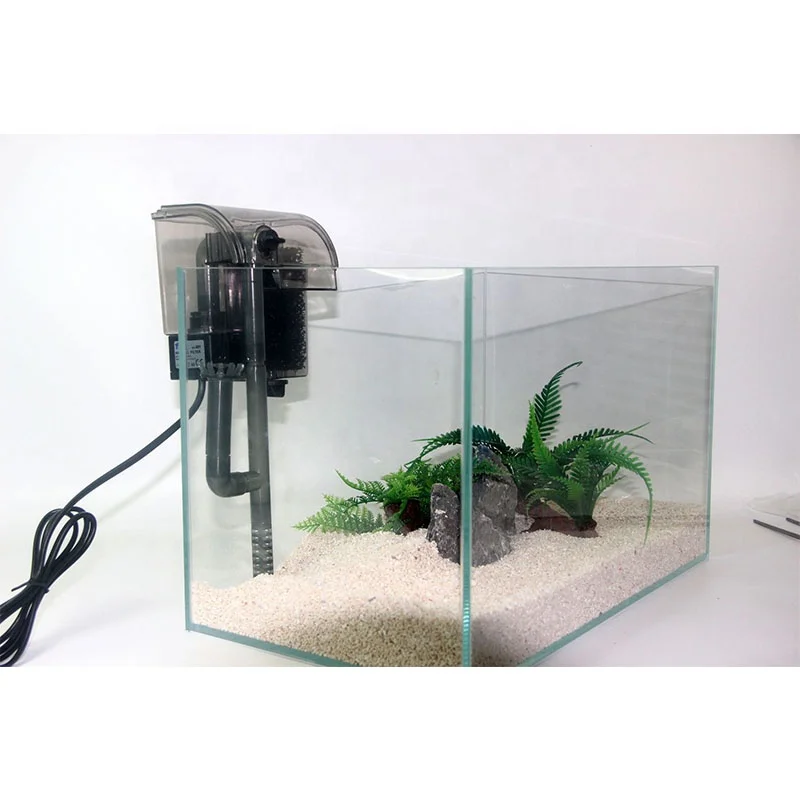 Small Circulating Waterfall Wall Mounted Filter Fish Tank Filter Three In One Filter Pump Silent and Oxygenated Water Pump