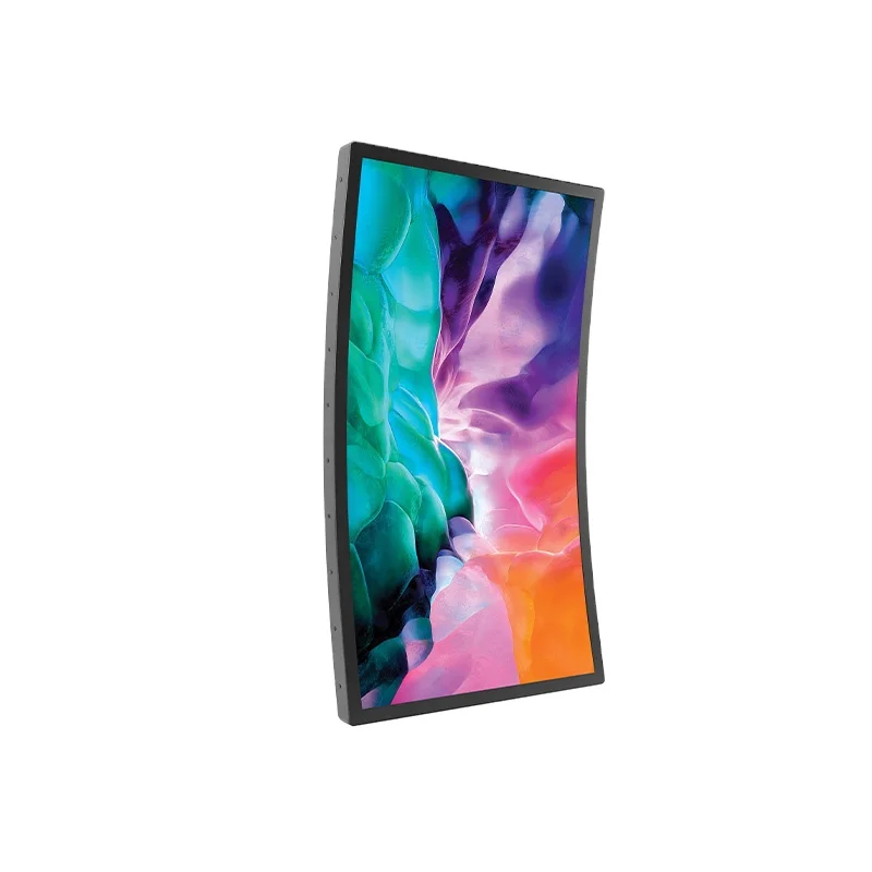 4K 43 inch C Curved 10 Points Capacitive Touch Monitor for gaming machine