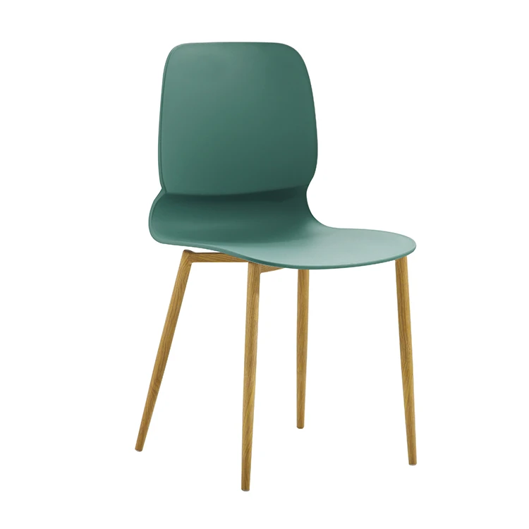 Forman Home Alibaba-Furniture Gold Metal Frame Plastic Dining Chair For Living Room Seating